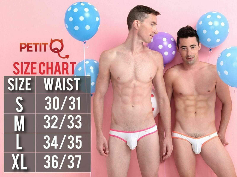 PetitQ Sexy Mens Thongs G String French Design Blue 180607 MX2 - SexyMenUnderwear.com