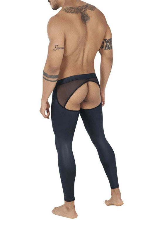 PIKANTE Dirty Pant Athletic Snuggy Fit Open Pouch & Butt Black Pants 0834 5 - SexyMenUnderwear.com