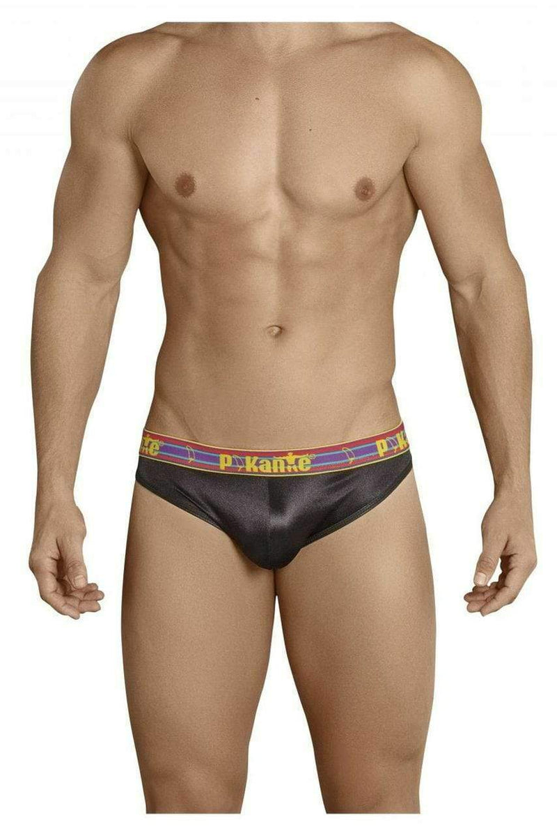 PIKANTE Jock Strap Secret Shiny Silky Jockstrap Black 9291 1 - SexyMenUnderwear.com