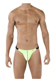 PIKANTE Special Thongs With Detachable Snaps Silky Soft Thong Green 0500 2 - SexyMenUnderwear.com