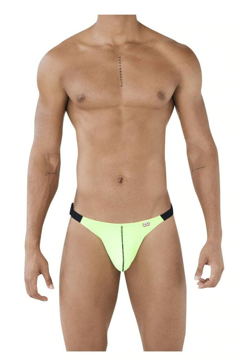 PIKANTE Special Thongs With Detachable Snaps Silky Soft Thong Green 0500 2 - SexyMenUnderwear.com