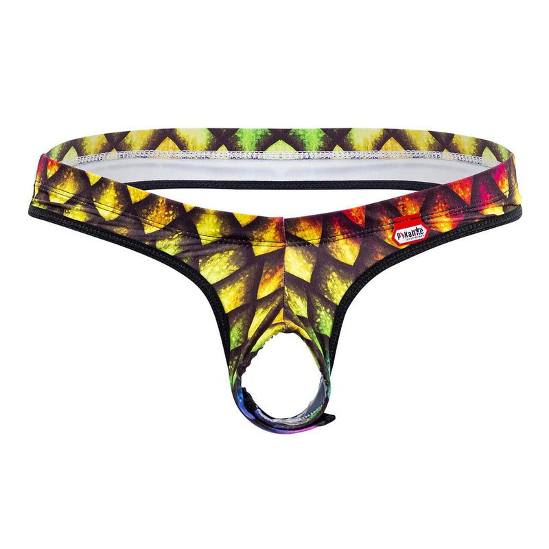 PIKANTE U-Style Thong Rainbow Ball Lifter Minimal Coverage Suspensory 0831 4 - SexyMenUnderwear.com