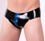 Polymorphe Latex Brief Rubber Slip Underwear Natural Blue Royal UN-015E 2 - SexyMenUnderwear.com