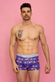 POP Short Boxer Collection ’STRONGER TOGETHER’ Fashion Boxer Purple 1 - SexyMenUnderwear.com