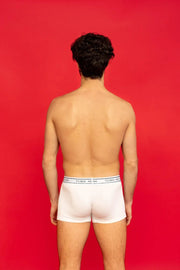 POP Underwear Short Boxer Collection ’TURN ME ON’ Classic Boxer White 1 - SexyMenUnderwear.com