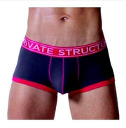 Private Structure Boxer Brief Soho Luminous Trunk Berry Grey 3680 14 - SexyMenUnderwear.com