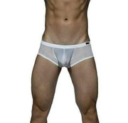 Private Structure Boxer Desire Glaze Hipster Boxers White 3487 82 - SexyMenUnderwear.com