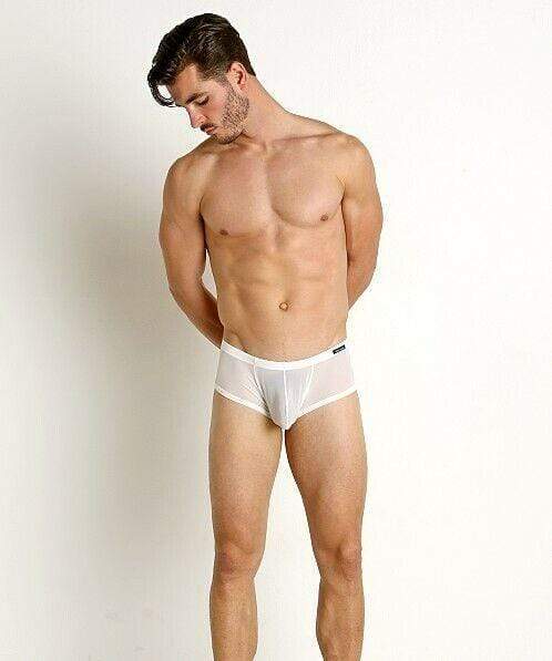 Private Structure Boxer Desire Glaze Hipster Boxers White 3487 82 - SexyMenUnderwear.com