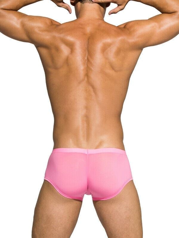 Private Structure Boxer Desire Glaze Hipster Pink 3487 81 - SexyMenUnderwear.com