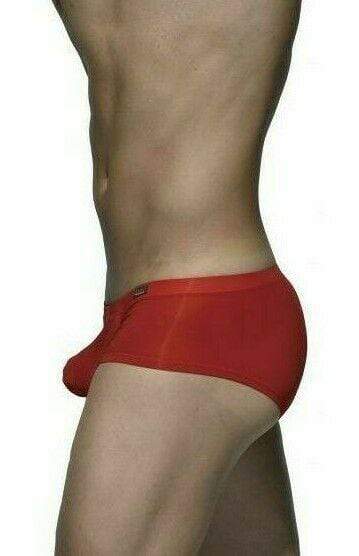 Private Structure Boxer Desire-Glaze Soft Hipster Red 3487 83 - SexyMenUnderwear.com