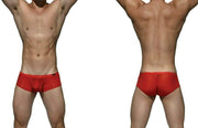 Private Structure Boxer Desire-Glaze Soft Hipster Red 3487 83 - SexyMenUnderwear.com