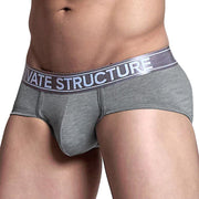 Private Structure Brief Sport Platinum Platinum Contour Briefs Lite Gray 3748 39