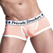 Private Structure Classic Bamboo Boxer Trunks Body-Defining Fit Baby Blush 4070