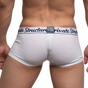 Private Structure Classic Boxer Bamboo Trunks Body-Defining Fit Off White 4070