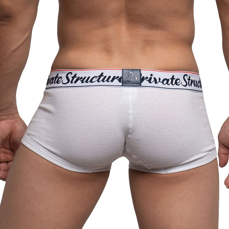 Private Structure Classic Boxer Bamboo Trunks Body-Defining Fit Off White 4070