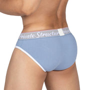Private Structure Classic Briefs Mid-Waist Brief Total Baby Blue 3275