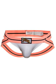 Private Structure Jockstrap Micro Maniac White Elastics Smooth Jock 4180