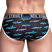 Private Structure Mini Briefs Pride Black Sharks Brief 4187