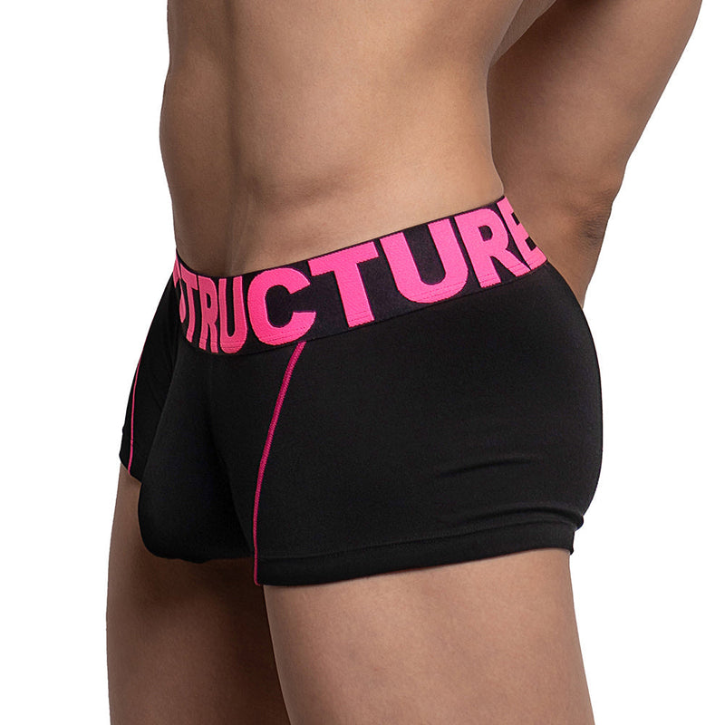 Private Structure Modality Boxer Trunk Black Magenta 4182 91