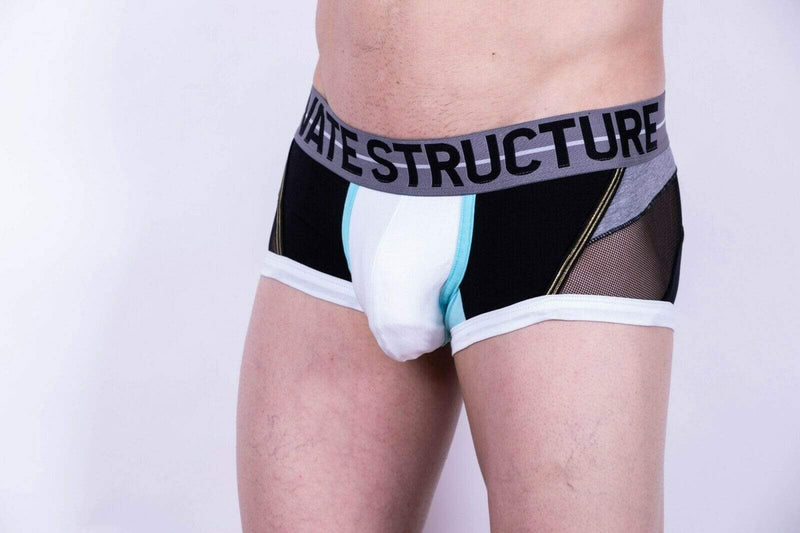 Private Structure Private Structure Boxer Momentum-Orange Harness Trunk Black 3856 40