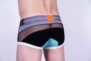 Private Structure Private Structure Boxer Momentum-Orange Harness Trunk Black 3856 40