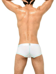 Private Structure Private Structure Boxer Platinum Tencel MicroFiber White-Green 3790 14