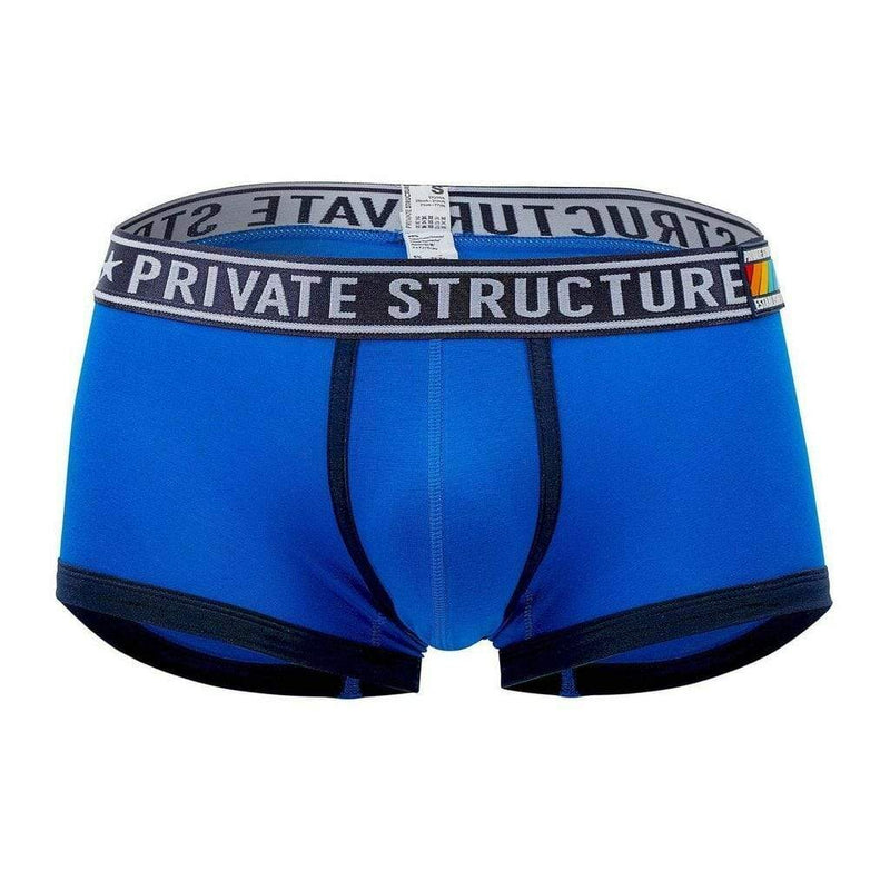 Private Structure Private Structure Boxer Pride Trunk Low Rise Underwear Freedom Blue 4020 45