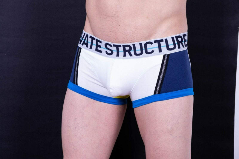 Private Structure Private Structure Boxer Trunk Momentum-Orange White 3859 38