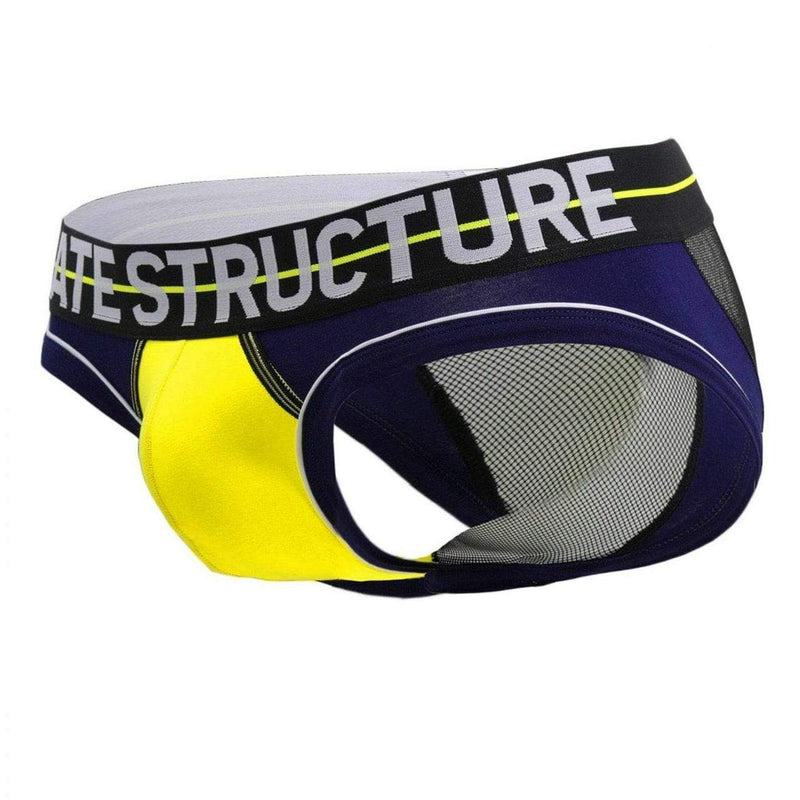 private structure Private Structure Brief Momentum-Orange Mini Slips Briefs Navy 3861 43