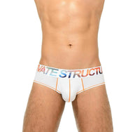 private structure Private Structure Brief Platinum Tencel Briefs White-Yellow 3791 13