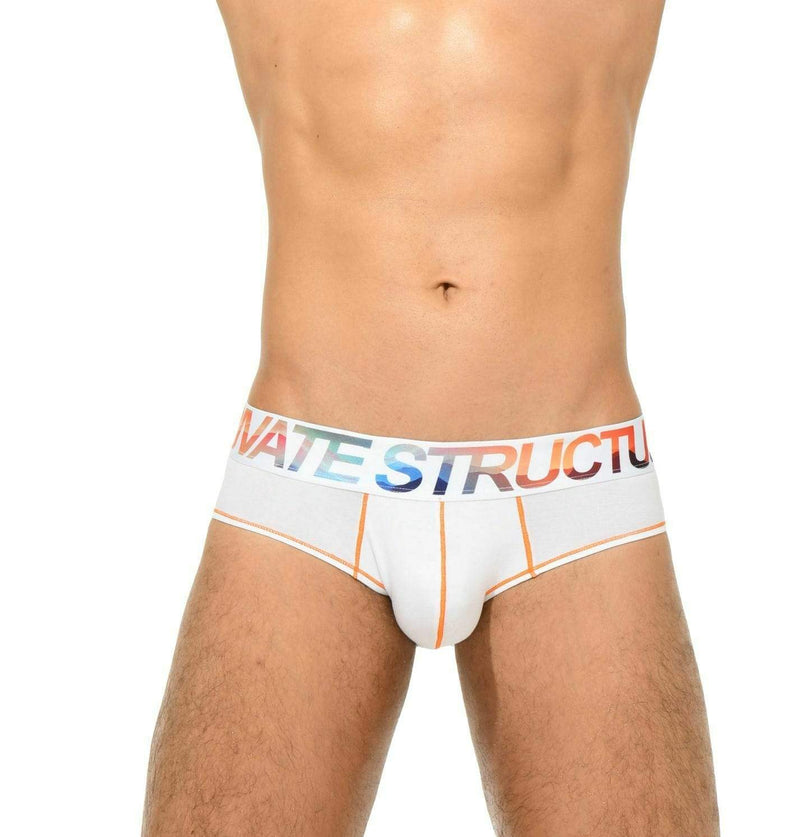 private structure Private Structure Brief Platinum Tencel Briefs White-Yellow 3791 13