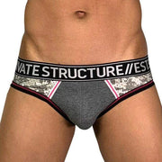 Private Structure M Private Structure Brief SOHO Military Slip Briefs Camo Pink 4022 49