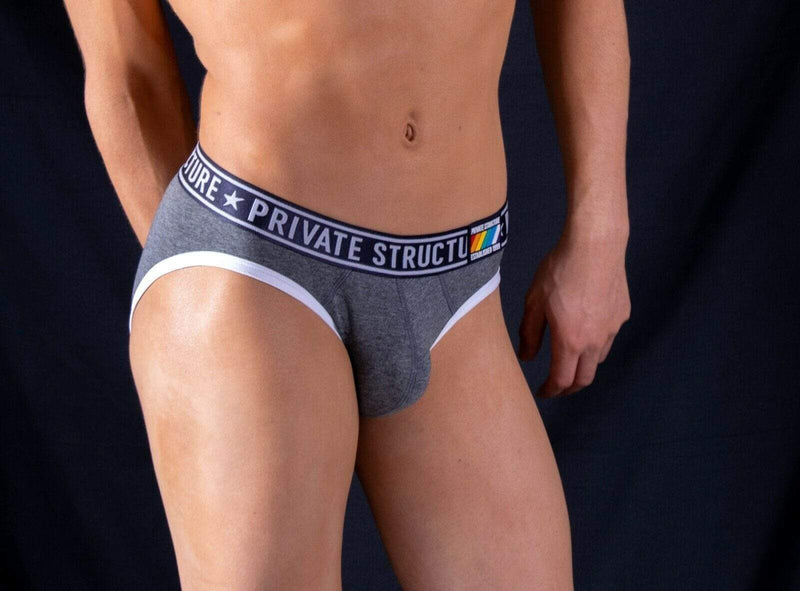 Private Structure L Private Structure Briefs Pride Low Rise Mini Brief Gray 4019 48