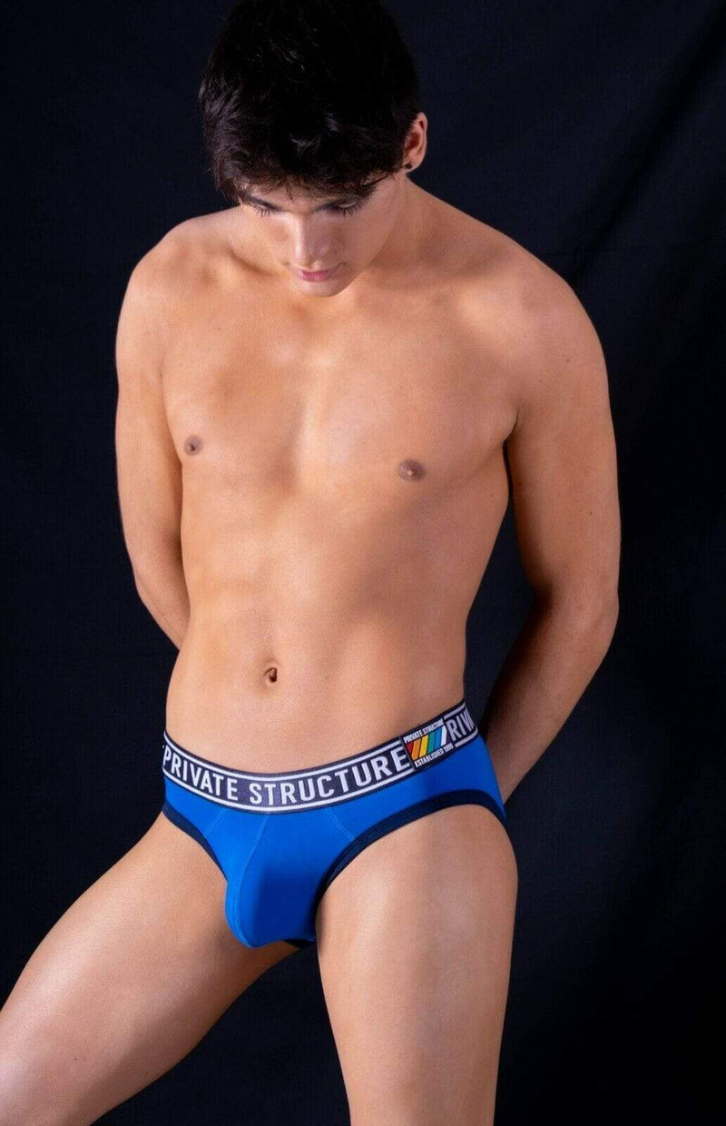Private Structure Private Structure Briefs Pride Mini Brief-Low Rise Slip Blue 4019 48