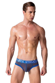 private structure Private Structure Mens Mini Brief Soho Luminous  slip Royal Grey 3681 2