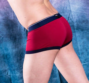 Private Structure Sporty Underwear Quantum Trunks  Boxers Maroon 3612 4 - SexyMenUnderwear.com