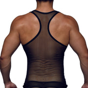 Private Structure Tanktop Desire Intima Sheer Mesh Tank Top Black 3451 95