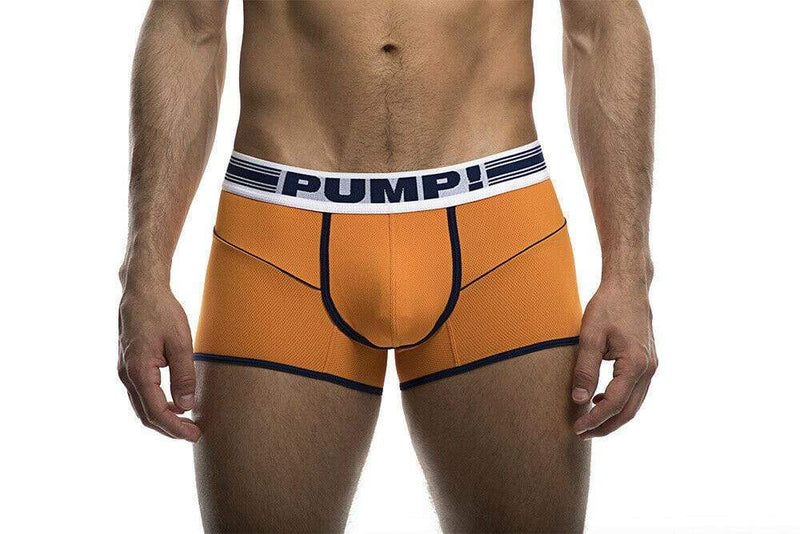 PUMP! Boxer Varsity Free Fit Sports Boxer Micro Mesh Orange 11075 P20