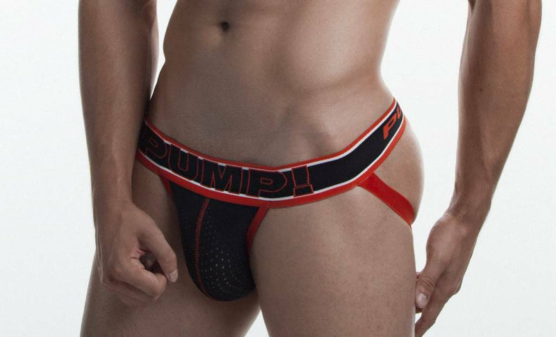 PUMP! Jock UpperCut Jockstrap Black Mesh 15029 11