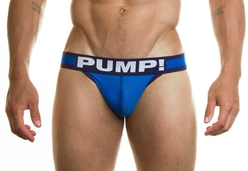 PUMP! Jocks Titan Electric Blue Mesh Jockstrap 15015 41