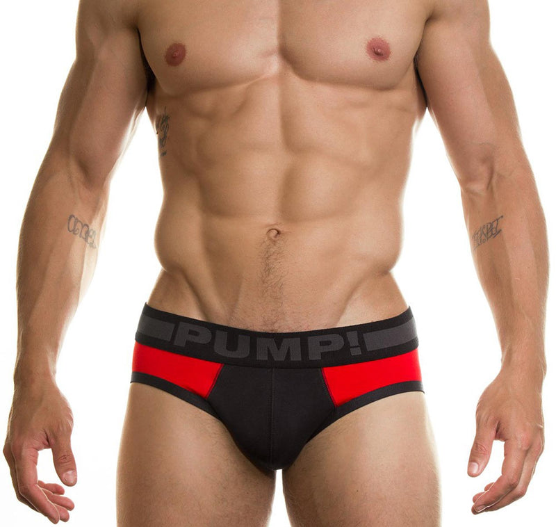 PUMP! Scorpion Brief Red cotton athletic Slip Elastic 12024 28