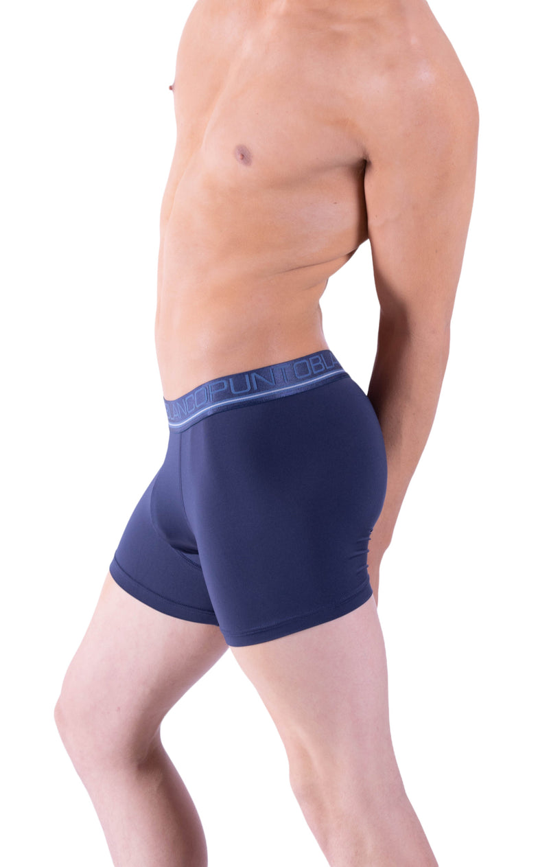 Punto Blanco Boxer Casual Men Underwear Long Boxer Brief Blue 3338 10