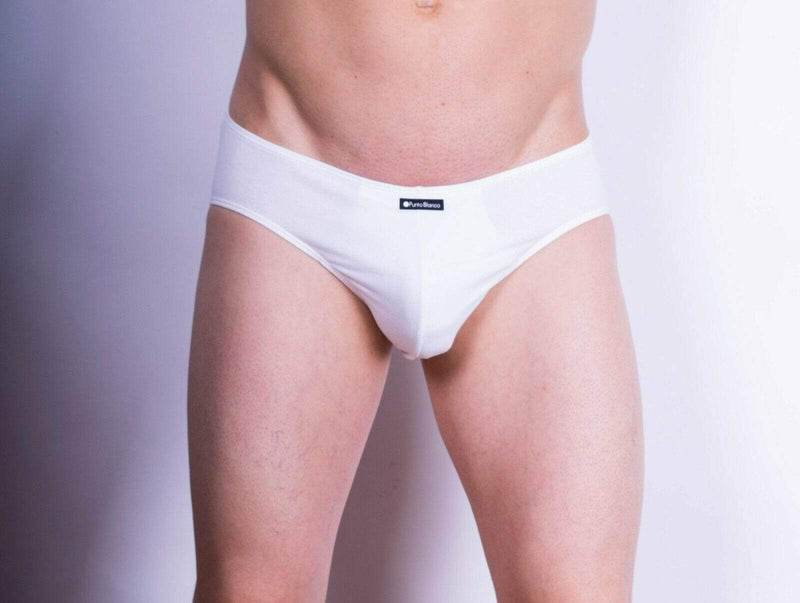 Punto Blanco Punto Blanco Brief Invisible Slip Soft Cotton Briefs White 3619 27