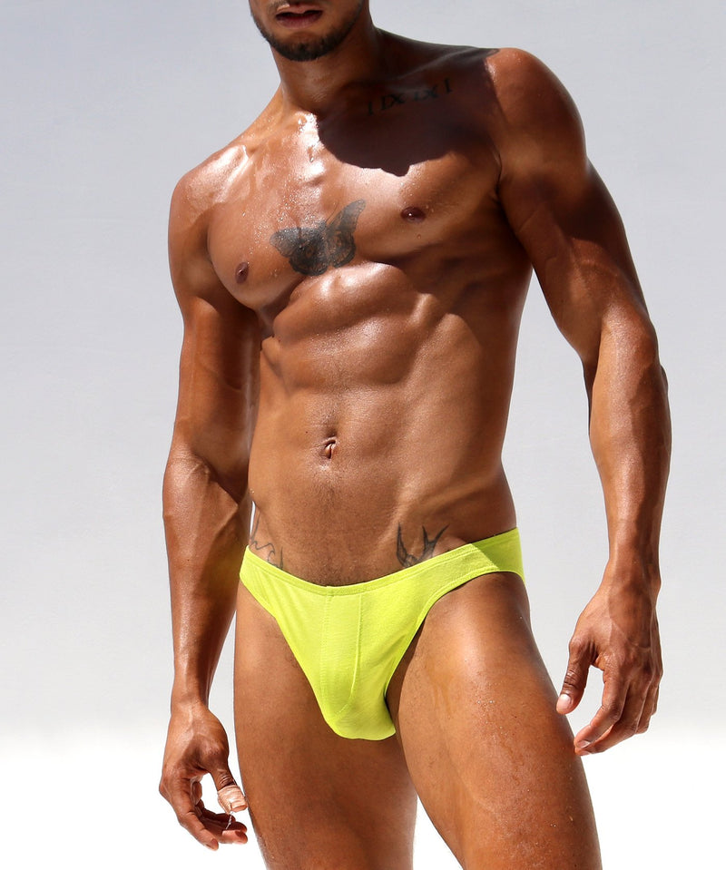 RUFSKIN! Brief Reno Soft-knit Single Layer briefs Premium Stretch Rayon Lime