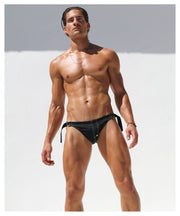 RUFSKIN! Brief Strapped Stretchy Denim Brief With D-ring Jeans Indigo 6