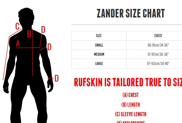 RUFSKIN Harness Zander “Rubberized” Chest Yoke Elastic Strap X Branded Patch B13