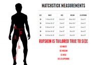 RUFSKIN Pants MATCHSTICK Signature Slim Fit Denim Jeans Low-Rise Skinny