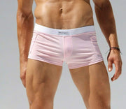Rufskin L Rufskin Boxer Brief Fabian Boxers Short Mens Quality Slip Pink 25