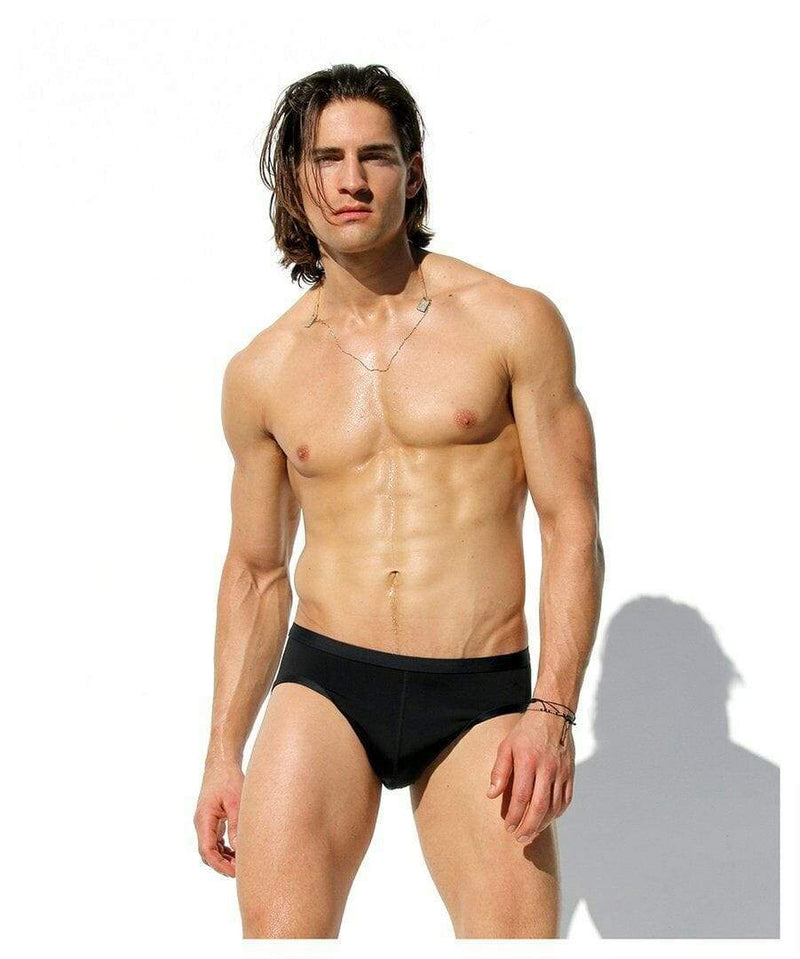 Rufskin Rufskin Brief Ecran Spacer Quality Spandex Back Mesh Slip Black 1