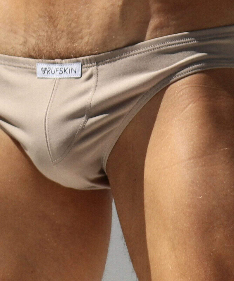 Rufskin Rufskin Brief Pablo 'Cheeky' Style Slip Thin Hip & Contoured Pouch Tan 5